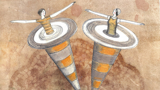 Illustrating a short story about happiness by Linda Wolfsgruber