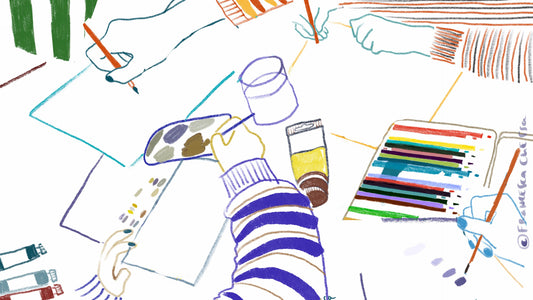 Illustrazione La mappa cromatica: una guida visiva a cura di Francesca Chessa (18 Aprile 2026 — 19 Aprile 2026)